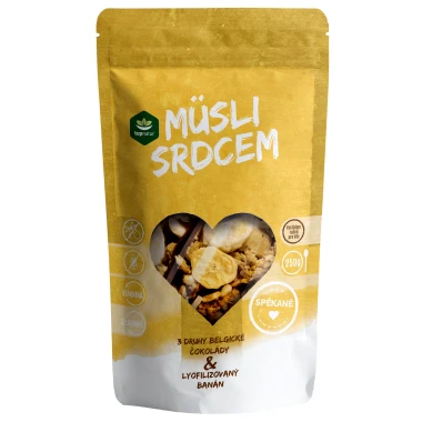 TOPNATUR Müsli srdcem Čoko Trio&banán 250g
