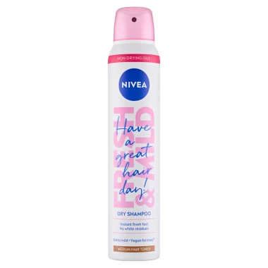 Nivea Fresh & Mild Suchý šampon pro světlejší tón vlasů 200 ml