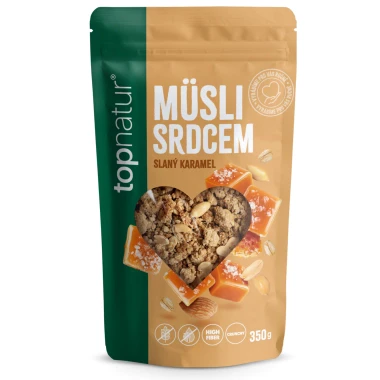 Topnatur Müsli srdcem slaný karamel 350 g