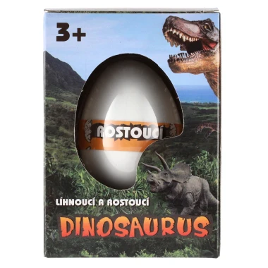 Teddies vejce líhnoucí a rostoucí - dinosaurus 6 cm