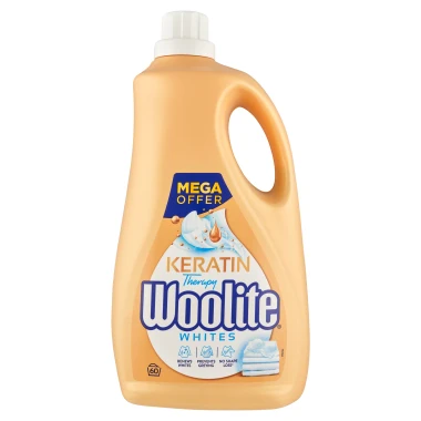Woolite Keratin Therapy Whites Prací gel na bílé prádlo 60 PD
