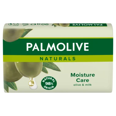 Palmolive Naturals tuhé mýdlo s výtažky z mléka a oliv family pack 4 x 90 g