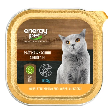 Energy Pet Paštika s kachním a kuřecím 100 g