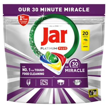 Jar Our 30 Minute Miracle Platinum Plus Kapsle do myčky 100 ks