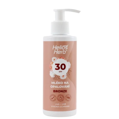 Helios Herb Mléko na opalování bronze SPF 30 200 ml