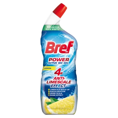 Bref Power Active Gel Lemon WC čistič 750 ml