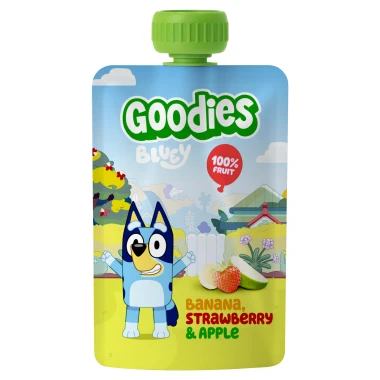 Goodies kapsička Bluey banán jahoda & jablko 100 g