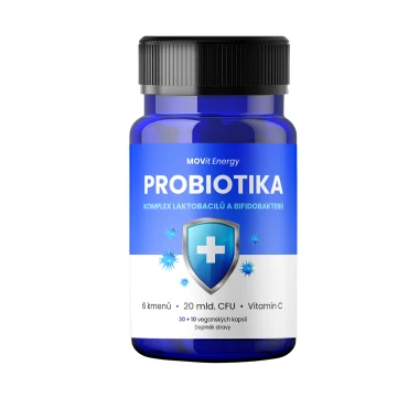 MOVit Probiotika - komplex 30+10 kapslí
