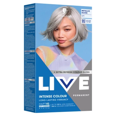 Schwarzkopf Live Intense Colour Permanent barva na vlasy U71 metalická stříbrná