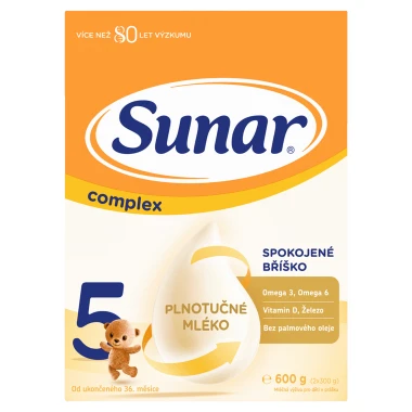 Sunar Complex 5 dětské mléko 600 g