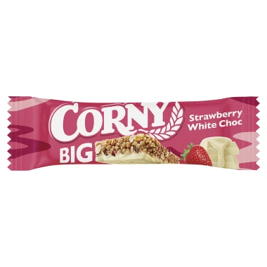 CORNY BIG cereální tyčinka jahoda-bílá čokoláda 40 g