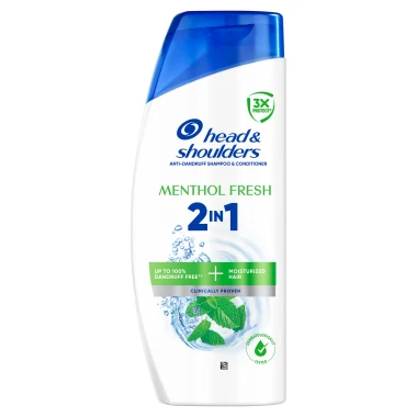 Head & Shoulders Menthol Fresh 2 v 1 Šampon proti lupům 400 ml