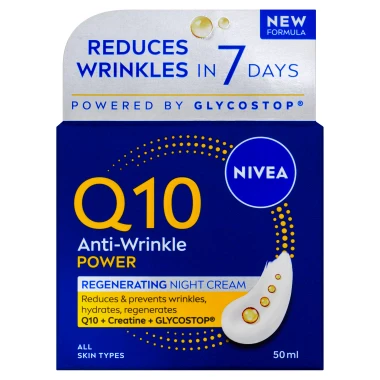 Nivea Q10 Power Regenerační noční krém proti vráskám 50ml