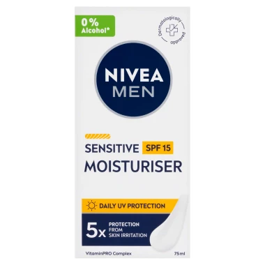 Nivea Men Sensitive Ochranný pleťový krém OF 15 75ml