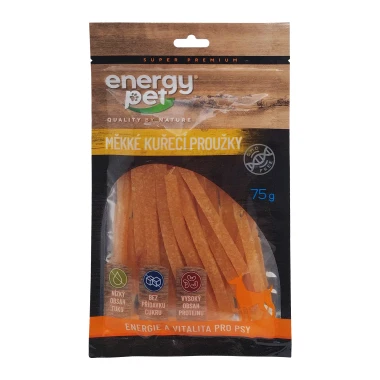 Energy Pet Měkké kuřecí proužky 75 g