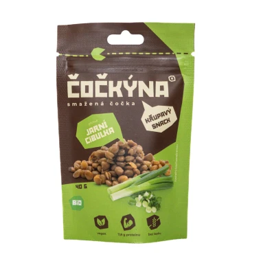 Čočkýna BIO smažená čočka jarní cibulka 40 g 