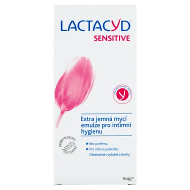 Lactacyd Sensitive Extra jemná mycí emulze pro intimní hygienu 200 ml