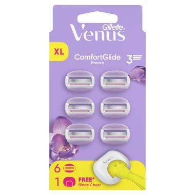 Gillette Venus Comfort Glide Dámské holicí hlavice Breeze 6 ks