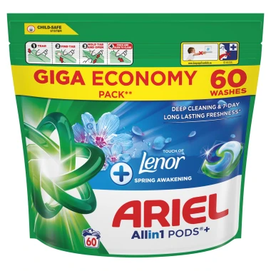 Ariel Allin1 PODS +Touch of Lenor Spring Awakening 60 PD