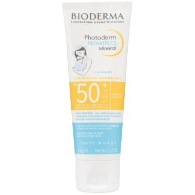 Bioderma Photoderm Pediatrics Mineral opalovací minerální krém pro děti SPF50+ 50 g