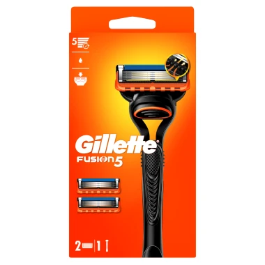 Gillette Fusion5 Pánský holicí strojek + 2 náhradní holicí hlavice pro muže