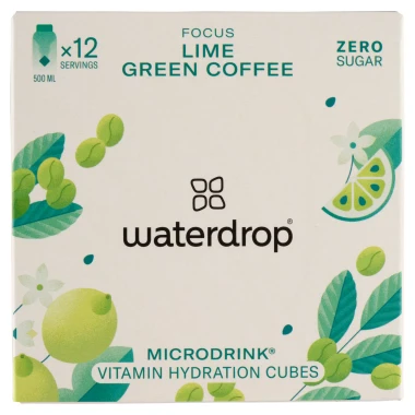 Waterdrop Microdrink limetka, zelená káva, citronový list příchuť 25,2g