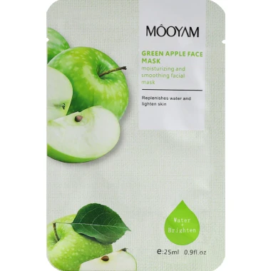 Mooyam pleťová maska Green Apple 25 ml