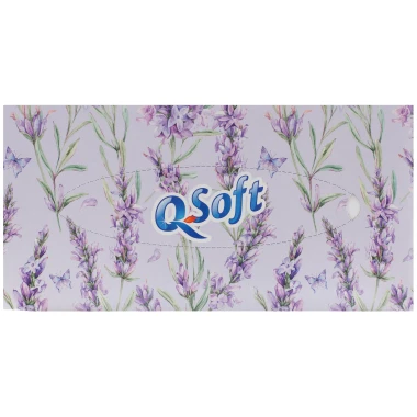 Q-Soft papírové kapesníky 3vrstvé 80 ks