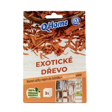 Q-Home vonné sáčky Exotické dřevo 3 ks