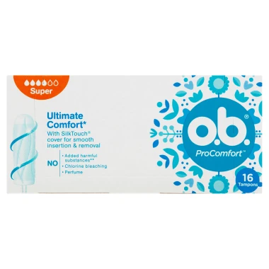 O.B. ProComfort Super Tampony 16 ks