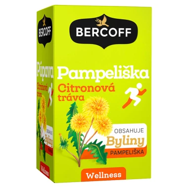 Bercoff Wellness Pampeliška citronová tráva 15 ks