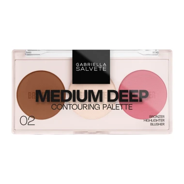 Gabriella Salvete Contouring Palette Konturovací paletka 02 Medium Deep 9 g