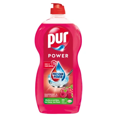 Pur Power Raspberry & Red Currant Přípravek na ruční mytí nádobí 1,2 l