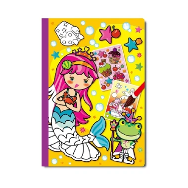Malování vodou - kniha 8 obrázků 1001 (145x208mm)