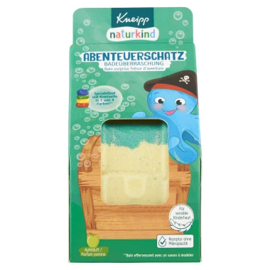Kneipp Naturkind Tajemný poklad koupelová bomba s jablečnou vůní