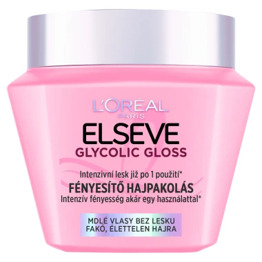 L'Oréal Paris Elseve Glycolic Gloss maska pro zářivé vlasy 300 ml