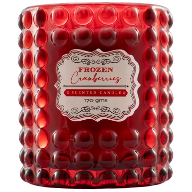 Q-Home svíčka Frozen Cranberrie 170 g