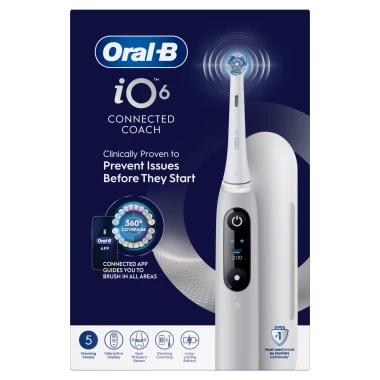 Oral-B iO Series 6 Elektrický Zubní kartáček Grey Opal