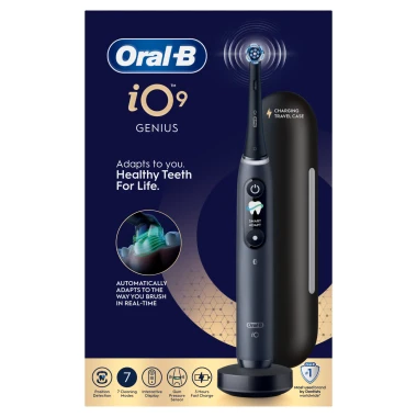 Oral-B iO Series 9 Black Onyx Elektrický Zubní kartáček s magnetickou technologií iO
