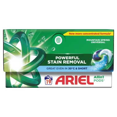 Ariel Allin1 PODS Mountain Spring Universal Kapsle na praní 19 PD