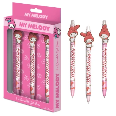 My Melody gumovací pero 3 ks