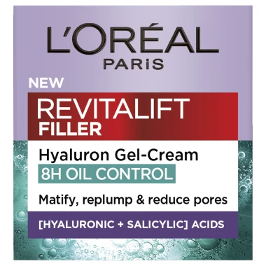 L'Oréal Revitalift Filler Gelový krém s kyselinou hyaluronovou 50 ml