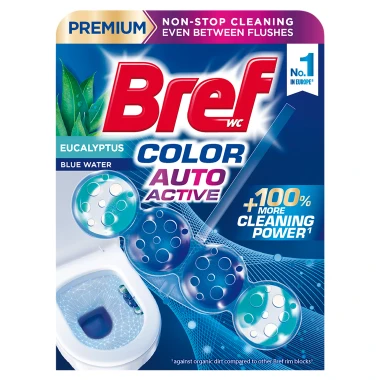 Bref Color Auto Active Eucalyptus tuhý WC blok 50 g