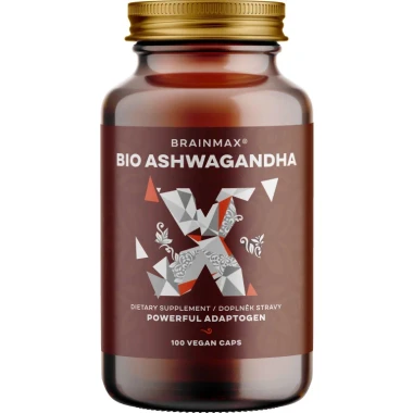 BrainMax BIO ashwagandha 560mg 100 kapslí