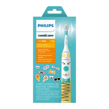 Philips Sonicare for Kids Elektrický zubní kartáček pro děti s aplikací a nálepkami