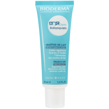Bioderma ABCDerm BabySquam Cradle Cap krém pro péči o dětskou mléčnou krustu 40 ml