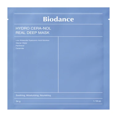 Biodance Hydro Cera-nol Real Deep Mask hydratační maska 34 g