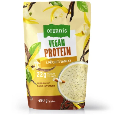 Organis VEGAN protein vanilka 490 g