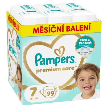 Pampers Premium Care, vel. 7, 99 ks