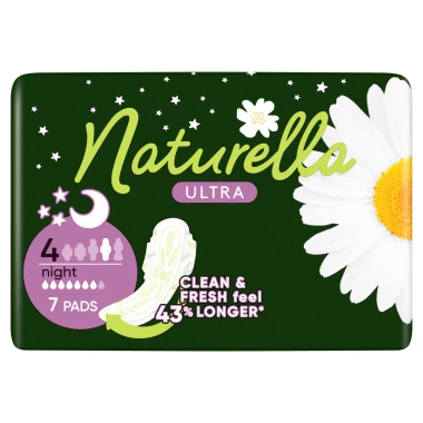 Naturella Ultra Night Hygienické vložky s křidélky 7 ks